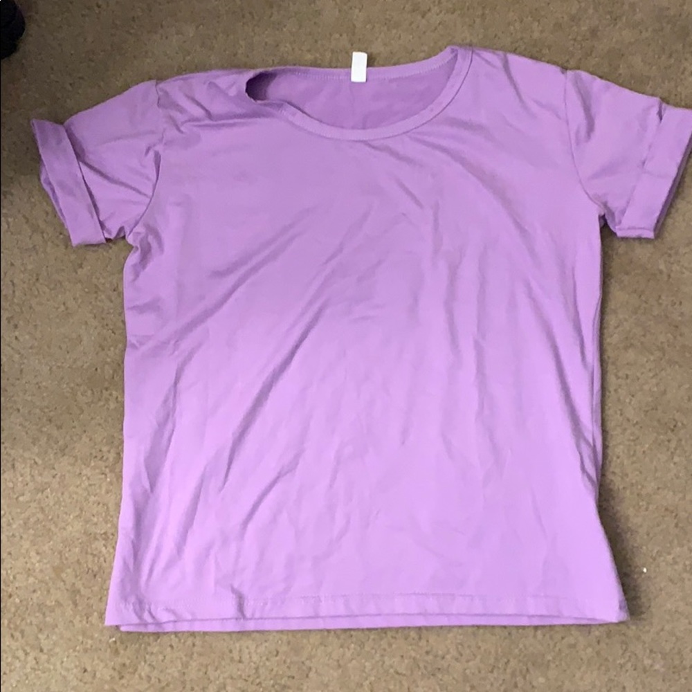lavender t-shirt